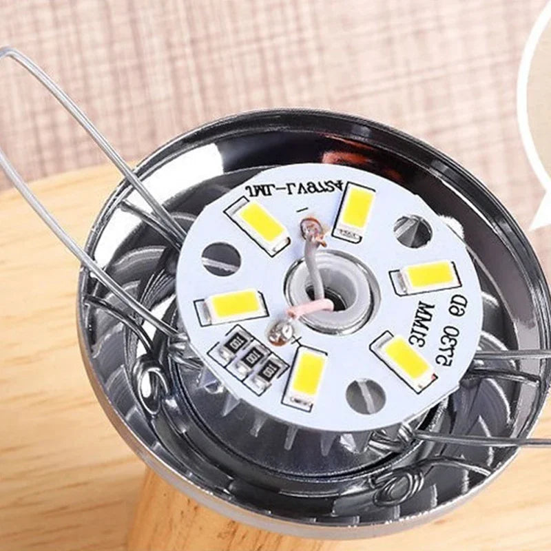 Retro Style LED Table Lamps Simple Style Decoration Table Lamps Dimmable USB Plug Fabric Lamp Shade Bedsides Bedroom Night Light